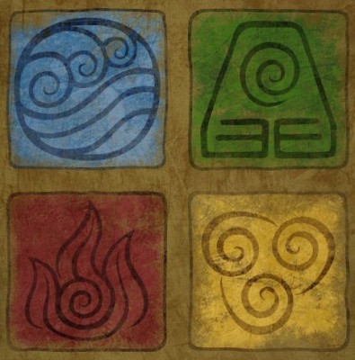 avatar last airbender element logo cut